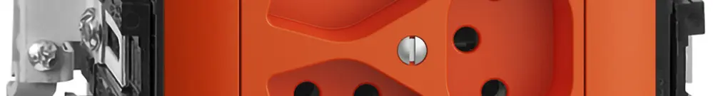 Prise INC EDIZIOdue 3×T13 orange 49…69mm Snap 