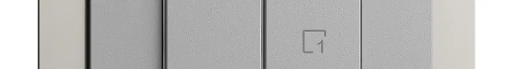 UP-Nebenstelle zu Druckschalter 1K/2T Szene WLAN Edue Wiser silver 