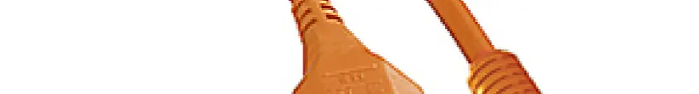 Rallonge 3×2.5mm² 10m PUR T23/T23 surmoulée orange 