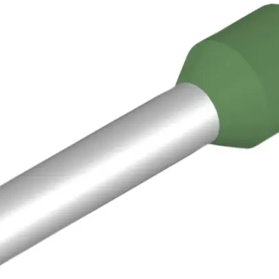 Embout de câble Weidmüller H isolé 6mm² 18mm vert télémécanique en vrac 
