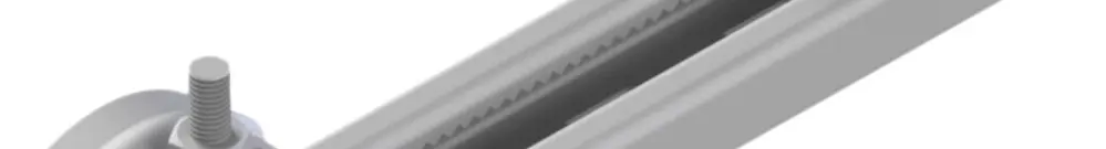 Supporto Lanz L=300mm zincato per putrella acciaio 