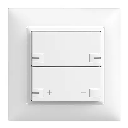 Set frontale INC EDIZIOdue zepAIR variatore senza designazione, con LED bianco 