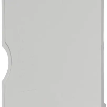 Parete d'estremità Hager per KXA16LH bride L 16mm² grigio 