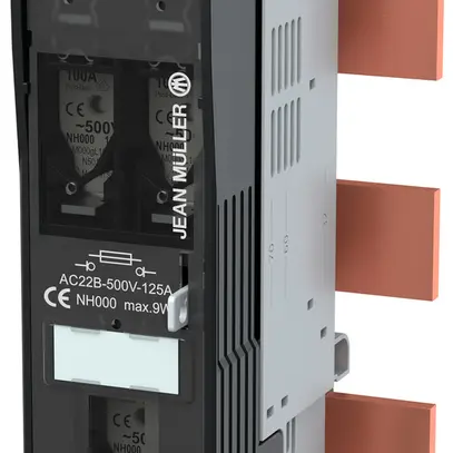 Coupe-circuit sectionneur HPC KETO NH000 690V 125A 80kA 3P raccord câble bas 