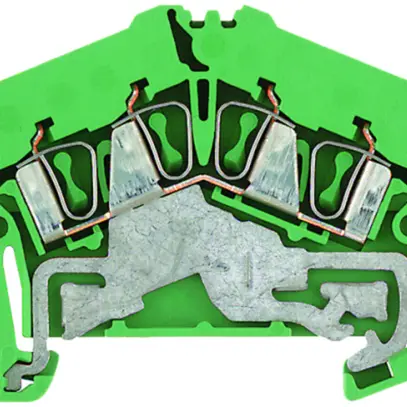 Morsetto di protezione WM ZPE 2.5-2/4AN connessione a molla 2.5mm² verde/giallo 