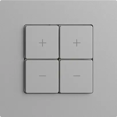 Stazione secondaria 2K/4T per dimmer Edue Wiser silver 