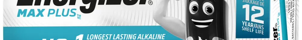 Pila alcalina Energizer Max Plus AAA LR03 1.5V, box a 20 pezzi 