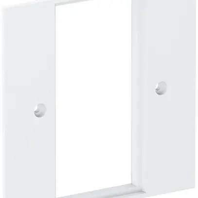 Placca di copertura Bettermann 2×modulo 45, 95×95mm, PA, bianco puro 
