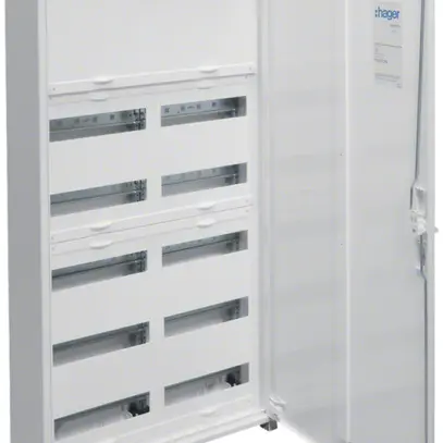 Distributore AP Hager univers 7-file 120UM coperchio IP44 550×1100×160mm 