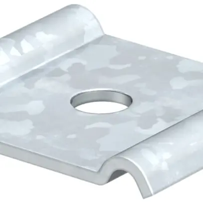 Pezzo di fissaggio Bettermann 60×40mm M6 zincata 