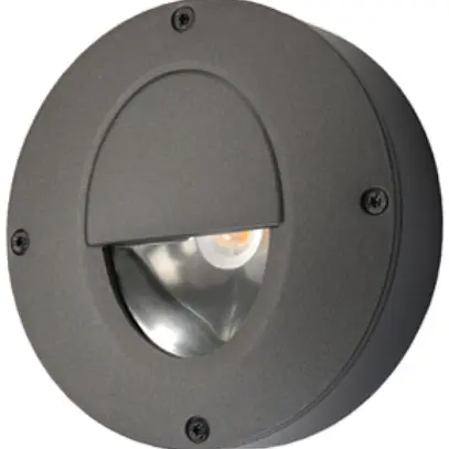 Lampada apparente LED SG Callisto 3W 100lm 827 IP65 REG Ø110mm antracite 