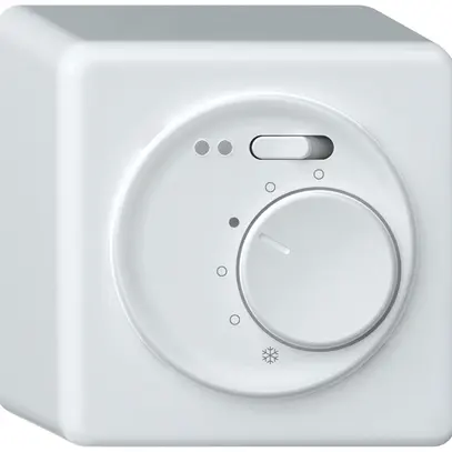 Termostato ambiente AP origin riscaldamento pavimento 230VAC 5…30°C 10A bianco 
