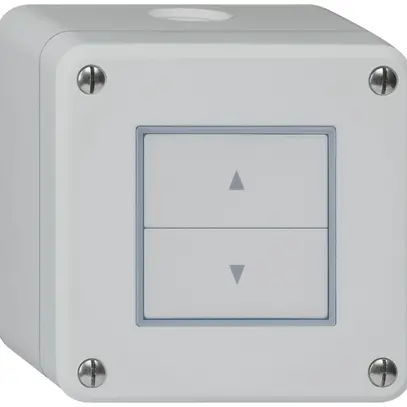 AP-Storenschalter robusto IP55 grau mit 2 Funktionstasten 
