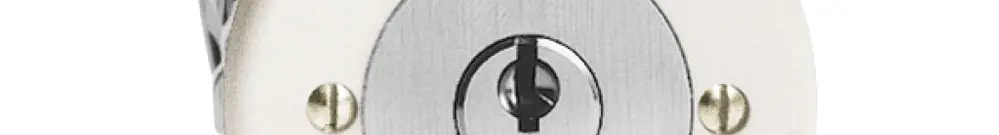 Contatto rotativo INC 1>0<2 bianco con serratura di sicurezza 