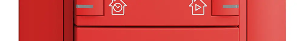UP-Frontset EDIZIOdue zeptrionAIR Dimmer mit Bez. mit LED berry 