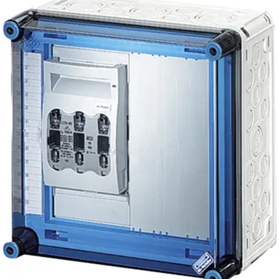 NH-Gehäuse Hensel Mi, 1×3×NH00, mit Sammelschiene, 400A, 5-polig 