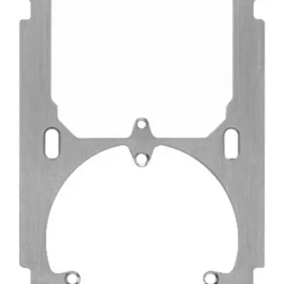 Plaque de fixation I-I Hager pour FA6/M3/XLR+3×T13 137×77mm 