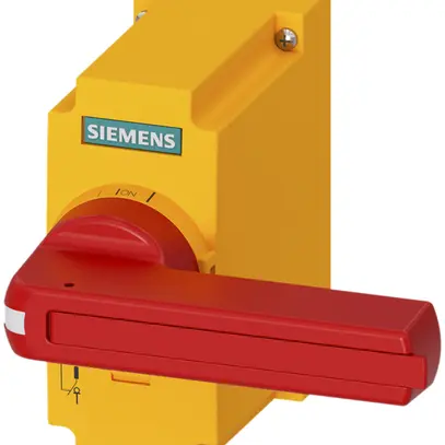 Transmission directe Siemens SENTRON pour 3KF t.2, verrouillable, rouge/jaune 