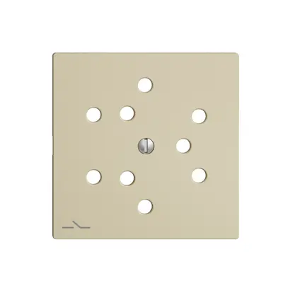 Plaque frontale 3×T12,S EDIZIOdue vanille 