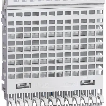Stecksockel Hager uniway 125A 108mm 12 Steckplätze für Sammelschienen 10×3mm 