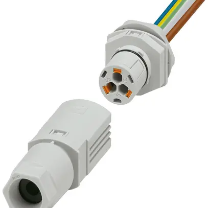 Passaggio a parete PX IPD WD spina di campo 3P 16A 450V M25 grc IP66 1m 