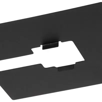 Couvercle SLV acier 100×100×0.4mm noir 