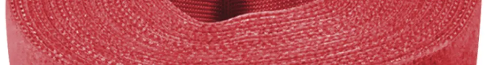 Bande auto-agrippante VALUE à double face 10mm×25m rouge 