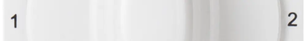 Contact pivotant ENC MOS 2×A/1L blanc 1-->0<--2 