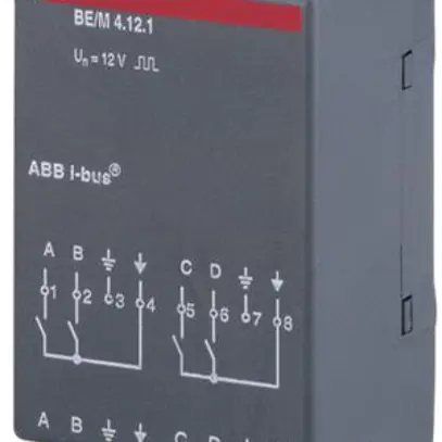 Modulo KNX BE/M 4.12.1 per apparecchio di base ABB 