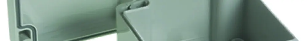 AP-Gehäuse Woertz PC 82×80×85mm lichtgrau IP65 Lithos 