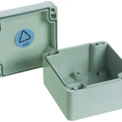 AP-Gehäuse Woertz PC 122×120×55mm lichtgrau IP65 Lithos 