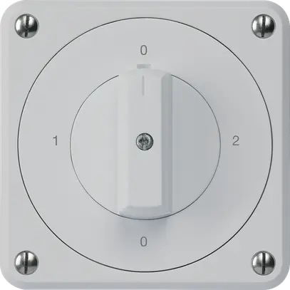 Interruttore rotativo INC robusto IP55 S2/1P grigio per combinazione 