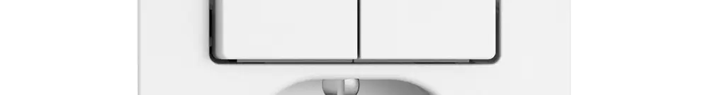 Kit di montaggio EDIZIO.liv SNAPFIX® per combi.T13 con 2 tasti shutter bi 