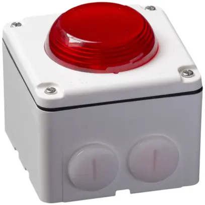 Lampada flash Hugentobler tipo 18 NAP 230VAC rosso 