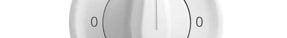 Kit frontale STANDARDdue 0-1-0-2 bianco per interrutore rotativo 