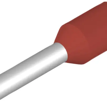 Embout de câble Weidmüller H isolé 1mm² 8mm rouge DIN relié 