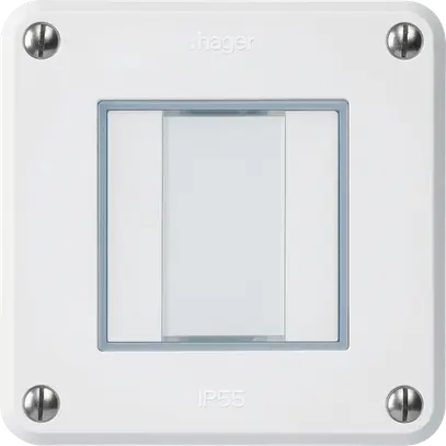 Tasto INC robusto A KNX 2× bianco s/e-link 