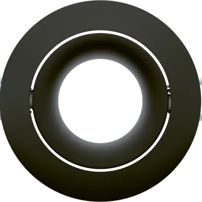 Anello frontale per Lily Ø82mm rotondo nero 