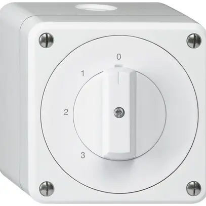 Interrupteur rotatif AP robusto IP55 schéma 5/1P blanc 
