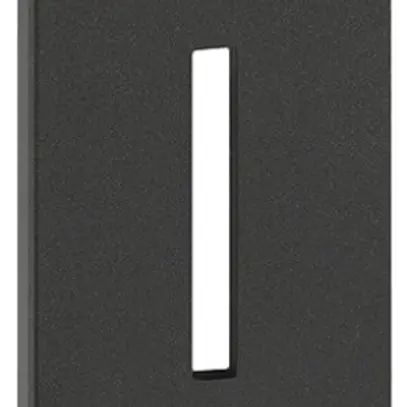 Copertura Living Now 1 modulo c.lente c.simboli n.disturbare/pulire stanza nero 