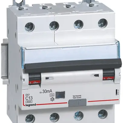 Fehlerstrom-/Leitungsschutzschalter Legrand C 4P 13A 6000A 30mA Typ A 