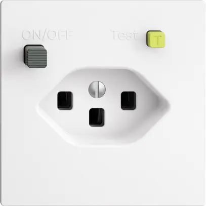 Presa INC EDIZIOdue T23 FI 30mA F, bianco 