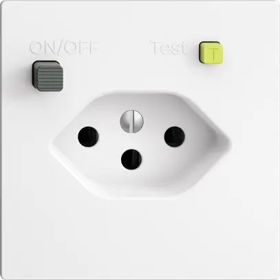 Presa INC EDIZIOdue T13 FI 30mA F, bianco 