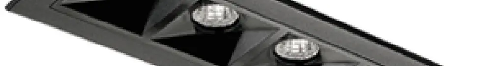 Plafoniera LED INS SG Inspire 8W 470lm 930 REG 163×62mm nero 