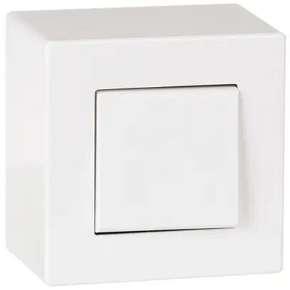 Contact à bascule AP ATO 1L 6A 250V blanc grd.I 