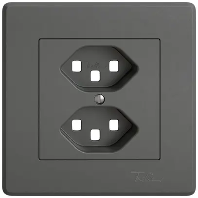 Kit di montaggio INC EDIZIO.liv SNAPFIX® per presa 2×T23 grs 