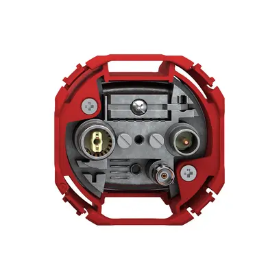 Prise antenne TV-R-données Feller SNAPFIX® 19dB 