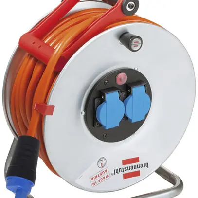 Kabelrolle Garant SK 290 Ø290mm 33m 3×2.5mm² 3×T23 Stahl grau IP55 