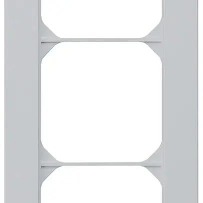 Telaio di copertura INC kallysto.pro 3×1 grigio chiaro 94×214mm 