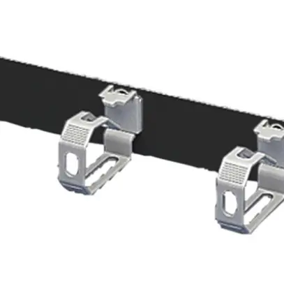 Panneau de distribution Rittal DK 7159.017 70mm 19 " 1UH métal noir 